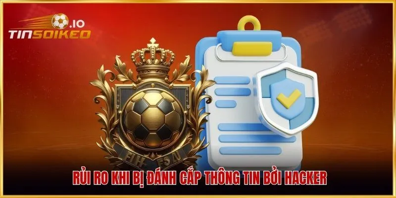 Rủi ro khi bị đánh cắp thông tin bởi hacker